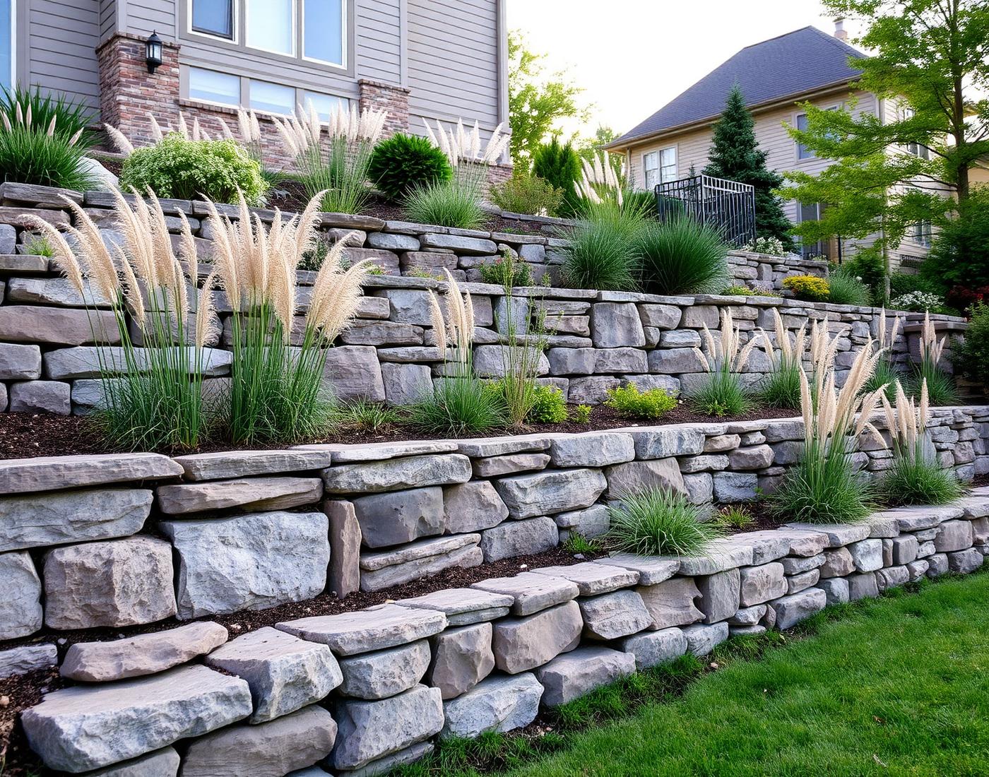 Terraced Retaining Walls — Minnetonka